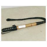 Wood & leather whip -