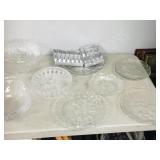 boxlot- assorted glass serving dishes