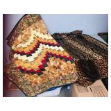 fabric throws- Lion,Tiger/ Jungle theme