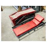 pair of metal ramps & creeper-