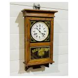 modified regulator clock w/ quartz movement
