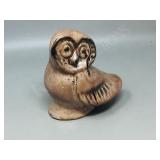 Blue Mtn Pottery owl, mocha color