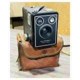 Brownie  " C"  Six - 20 box camera & case