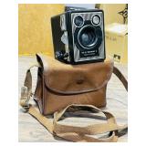 Brownie  " E  "  Six - 20 box camera & case