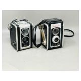 2 Kodak Duaflex cameras