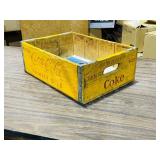 antique wood Coke Crate -