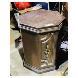 hex top night stand