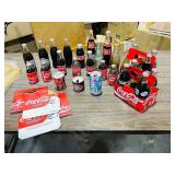 various Coke bottles-