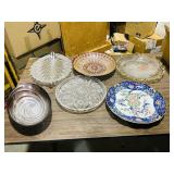 6 large platters - approx. 12" - 14"