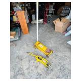 2 trolley jacks , 2  & 5 Ton