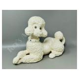 Ceramic poodle - approx 12" x 8" h