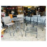 6 Pc aluminum patio set