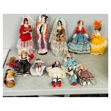 boxlot- vintage dolls