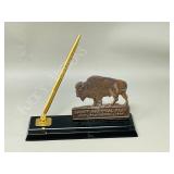 1985 Banff National Park buffalo pass & pen holder