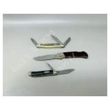 3 vintage pocket knives