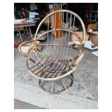 vintage bent wood easy chair - no cushion