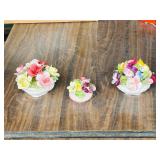 3 pcs china flowers