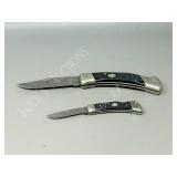 2 Frontier lock blade knives