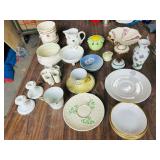 collection of various china & porc. items