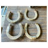 set of horse shoes -