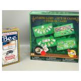 4 Casino games & "BEE" poker chips