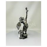"War Cry" bronze by Jim Pointer - 13" tall