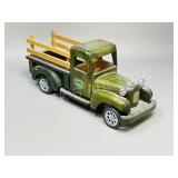 wooden model truck w/ advertising - 11.5' long