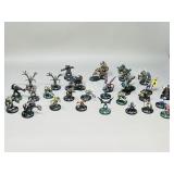 assorted WizKids action figurines