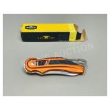 NEW Buck orange flashpoint folding knife