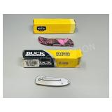 2 NEW Buck bantam BBW & Buck Colleague knife