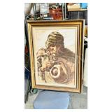 Original Pedlar portrait on board