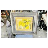 Original Harold L. Lyon flower painting