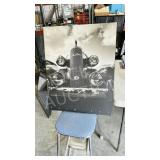 Cadillac Salmieri poster on board