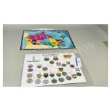 2 Canadian Provincial coin sets w/ double loonie