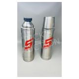 2 vintage Snap-On coffee thermos' - 1 cap missing