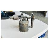 Antique brass soldering torch