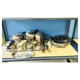 collection of misc silver plate