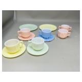 12 pcs vintage hazel Atlas demi-tasse set