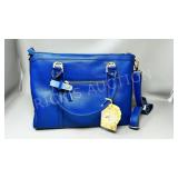 Paul Danny , new leather purse - 13' x 11' h