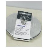 2 NEW Farberware aluminum lids - 12'