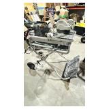 Ridgid wet tile saw on stand -