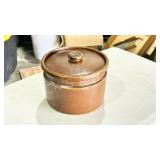 8' lidded Wedgewood stoneware pot