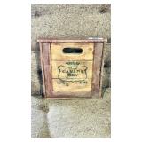 Canada wood framed wood box end - 13 x13'