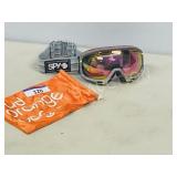 pair of SPY ski goggles