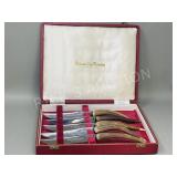 Hudson's Bay stag handle steak knives