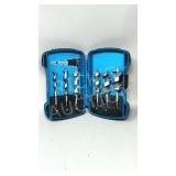 Makita , 3/8' - 1'  auger bit set in case