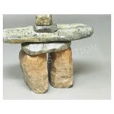 signed Inuksuk figure - 6' tall