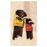 2 sets of allen keys - Snap-On & Blue Point