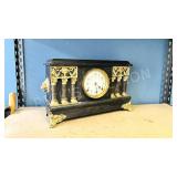 vintage wood case Sessions mantel clock