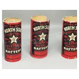 3 Northstar dry cell battery covers - 6' h